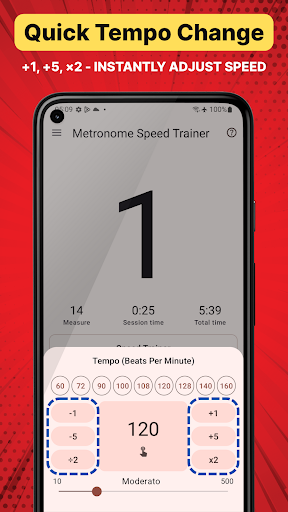 Metronome Speed Trainer ekran görüntüsü