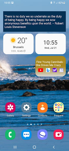 Song Suggestion widget ekran görüntüsü