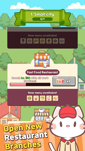 Meow Meow Cafe: Idle food Bar ekran görüntüsü