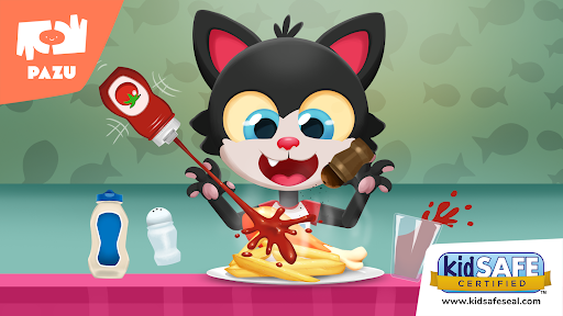Paw Kitchen Kids Cooking Games ekran görüntüsü