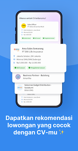 KitaLulus: Loker & CV Maker ekran görüntüsü