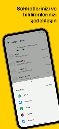 WAMR: silinen mesajlar ekran görüntüsü