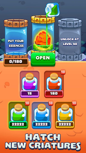 Monster Tales: Match 3 Puzzle ekran görüntüsü