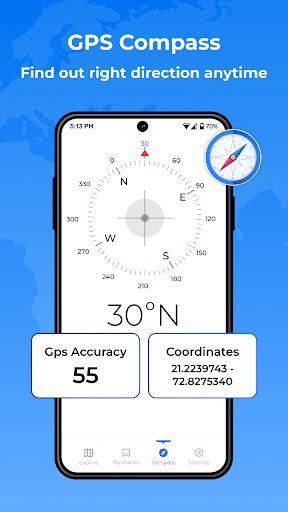 My GPS Coordinates & Tracker ekran görüntüsü