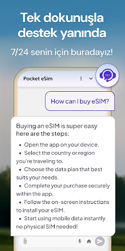 Pocket eSIM Yurt Dışı İnternet ekran görüntüsü