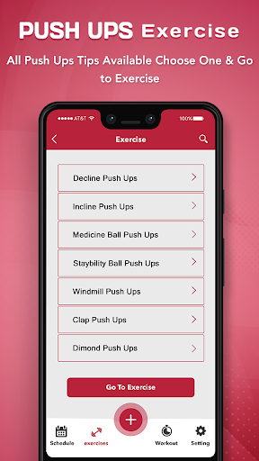 Push Ups Workout : Push Up Exe ekran görüntüsü