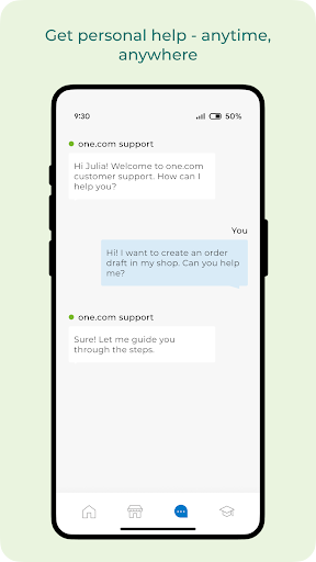 one.com Companion ekran görüntüsü