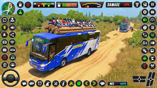 Offroad Bus Sim Driving Game ekran görüntüsü
