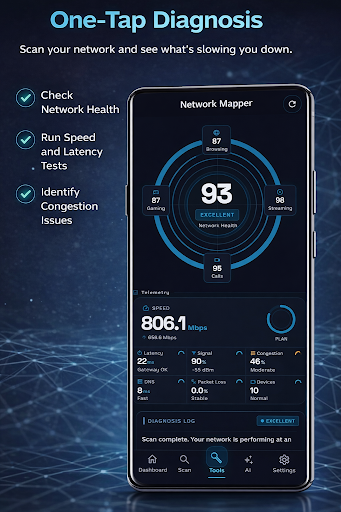 WiFiSet - WiFi Ağ Tarayıcı ekran görüntüsü