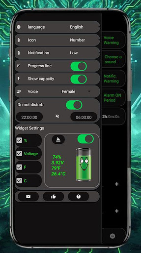 Battery Alarm PRO ekran görüntüsü