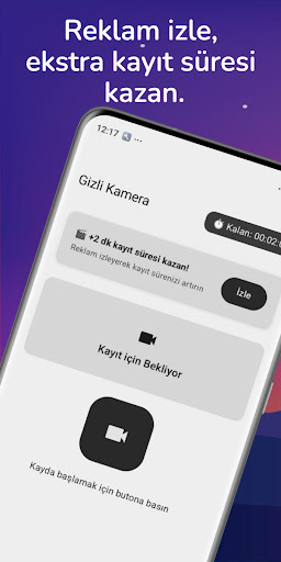 Gizli Kamera: Arka Plan Kayıt ekran görüntüsü