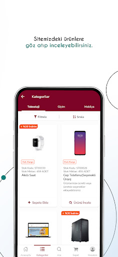 AKINSOFT E-Ticaret Demo ekran görüntüsü