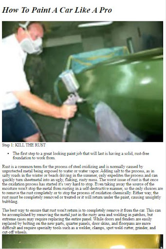 How to Paint a Car ekran görüntüsü