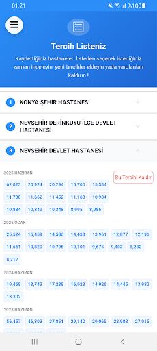İller Arası Tayin Analizi ekran görüntüsü