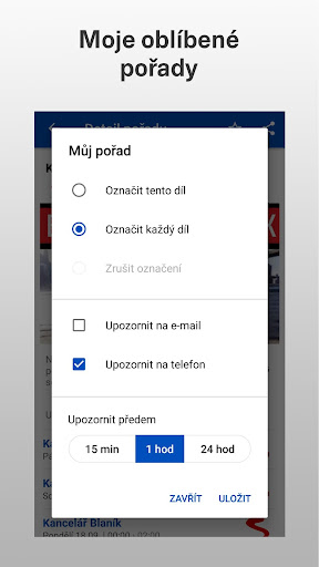 TV program ekran görüntüsü