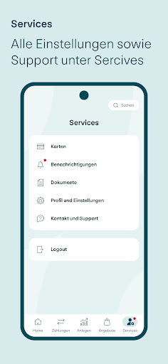PostFinance App ekran görüntüsü