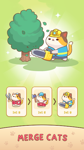 Farmer Cat: Idle Merger Tycoon ekran görüntüsü