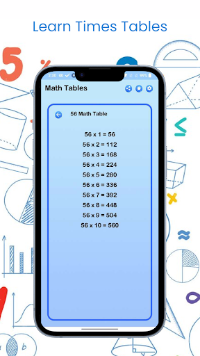 Math Multiplication Tables ekran görüntüsü