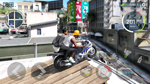 Real Motocycle Driving Game 3D ekran görüntüsü