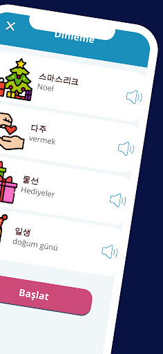 Korece öğren. Acemi ekran görüntüsü