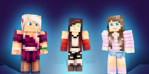 Minecraft için Kız Derileri ekran görüntüsü