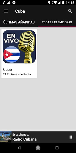 Radios de Cuba ekran görüntüsü