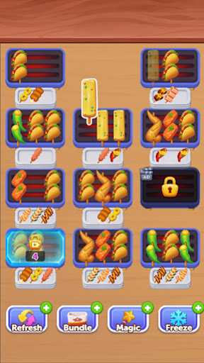 Grill Sort: Food Cook Puzzle ekran görüntüsü