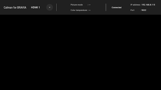 Calman for BRAVIA ekran görüntüsü