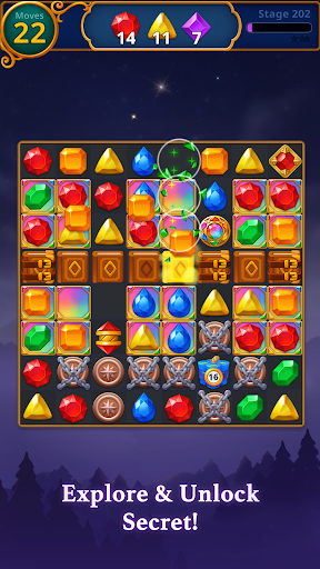 Jewels Magic: Mystery Match3 ekran görüntüsü