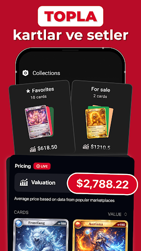 MonPrice TCG Kart Tarayıcı ekran görüntüsü