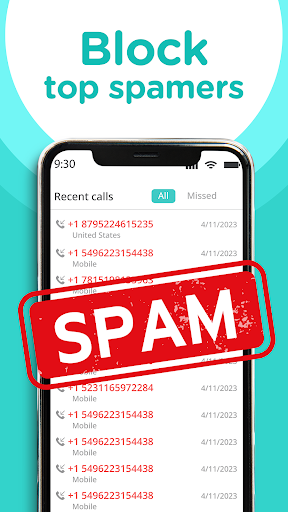 Telefon görüşmesi engelleyici ekran görüntüsü