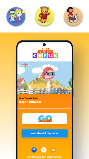 Minika Çocuk Tv ekran görüntüsü