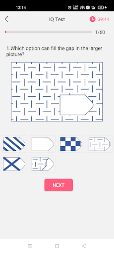 IQ Test ekran görüntüsü