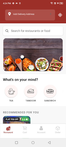 Gain: Food Delivery ekran görüntüsü