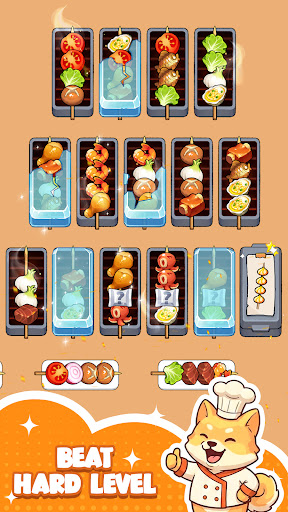 Skewer Sort: Grill Puzzle ekran görüntüsü