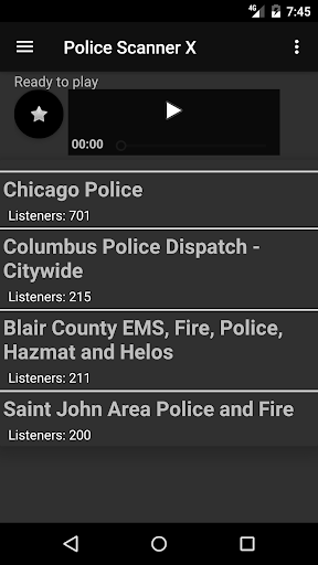 Police Scanner X ekran görüntüsü