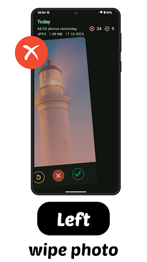 Swipy: Akıllı Galeri Temizliği ekran görüntüsü