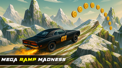 Mega Ramp Car Stunt Racing ekran görüntüsü