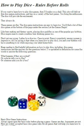 How to Play Dice ekran görüntüsü