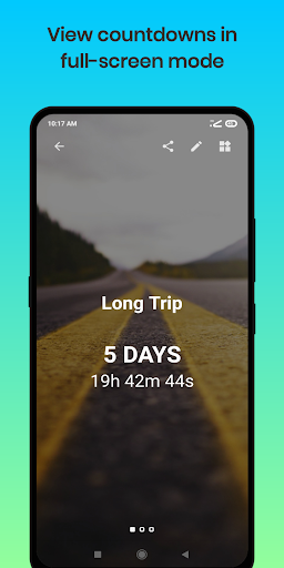 Countdown App and Widget ekran görüntüsü