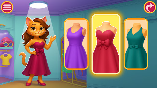 Kitty Fashion Salon: Cat Games ekran görüntüsü