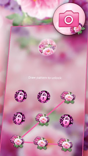 Pink Flower Bokeh Launcher ekran görüntüsü
