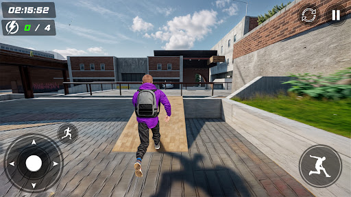 Going Up Rooftop Parkour Games ekran görüntüsü