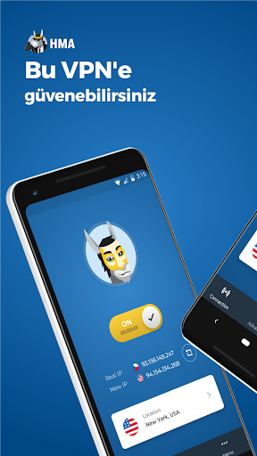 HMA VPN Proxy Güvenliği Koruma ekran görüntüsü