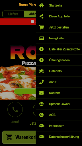 Roma Pizza Service Pansdorf ekran görüntüsü