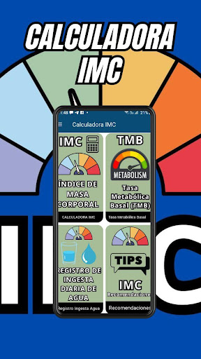 Calculadora IMC ekran görüntüsü