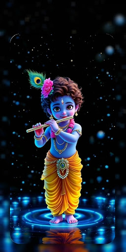 Lord Krishna Wallpaper Live 4k ekran görüntüsü