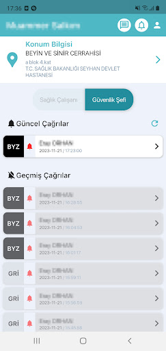 Gri Kod Acil Çağrı ekran görüntüsü