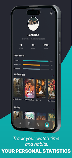 Frameline: Movies & TV Tracker ekran görüntüsü