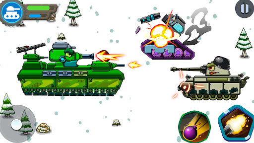 Tank battle: Tanks War 2D ekran görüntüsü